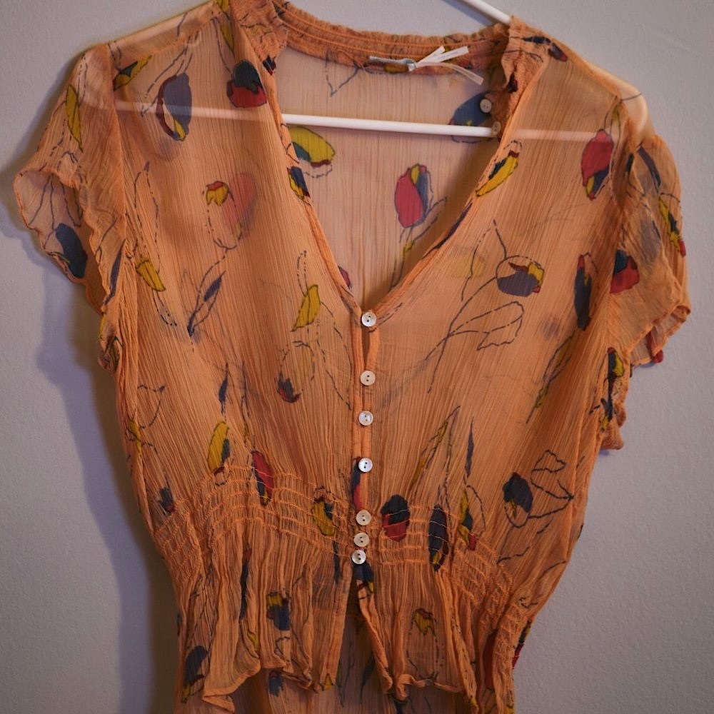 Kimchi Blue Sheer Blouse